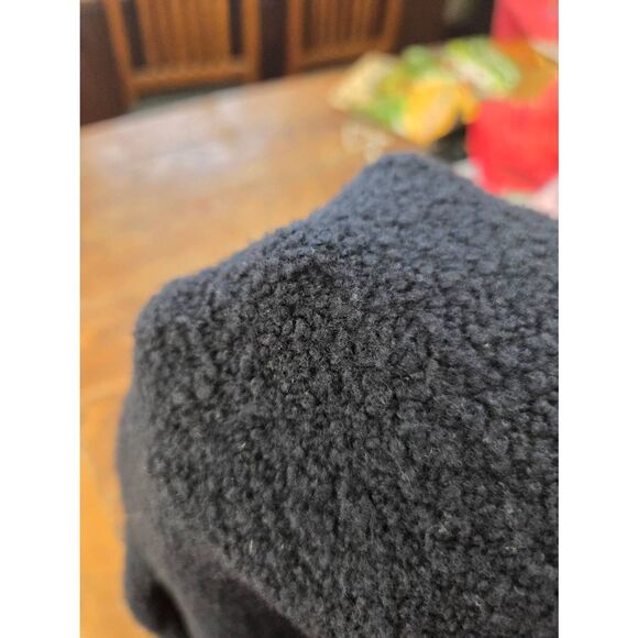 Jenni Kayne Merino Boucle Half Zip In Black Sz XS - Picture 6 of 6